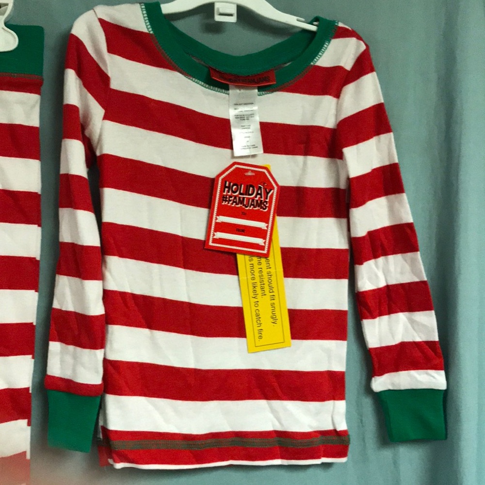 Candy cane long sleeve shirt and pants super comfy